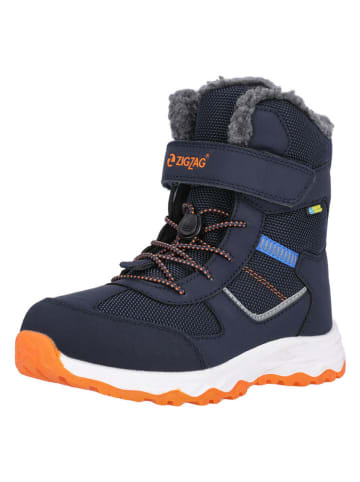 Zigzag Botki zimowe "Balful" w kolorze granatowym