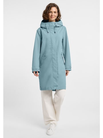 ELBSAND Płaszcz przeciwdeszczowy "Yunea" w kolorze błękitnym