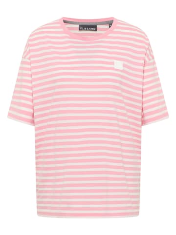 ELBSAND Shirt "Kia" roze/wit