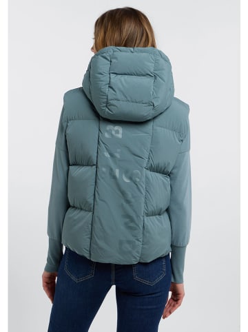 ELBSAND Doorgestikte bodywarmer "Tari" blauw