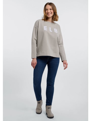 ELBSAND Sweatshirt "Alaia" in Beige