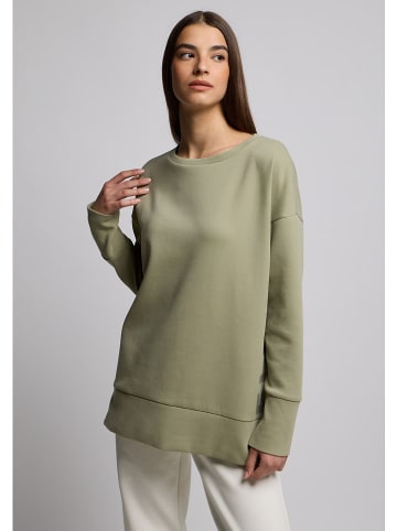 ELBSAND Sweatshirt "Josune" in Taupe