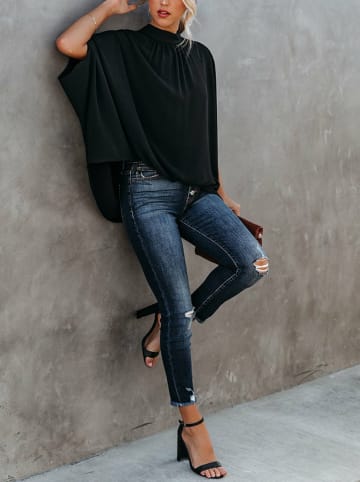 Milan Kiss Bluse in Schwarz