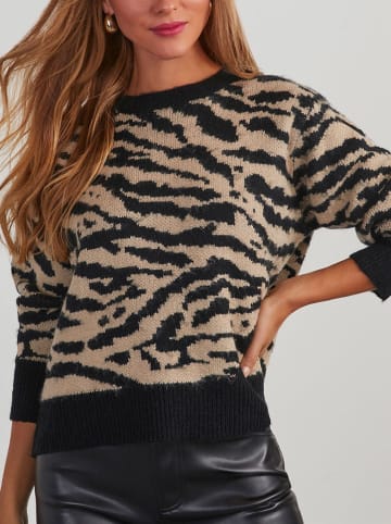 Milan Kiss Trui zwart/beige