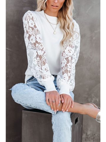 Milan Kiss Bluse in Weiß