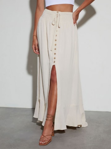 Milan Kiss Spódnica w kolorze kremowym