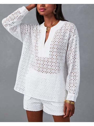 Milan Kiss Bluse in Weiß