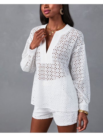 Milan Kiss Bluse in Weiß