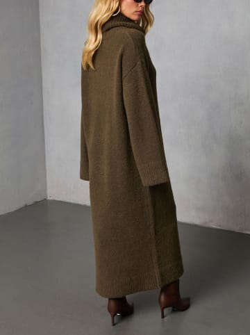Milan Kiss Strickkleid in Khaki