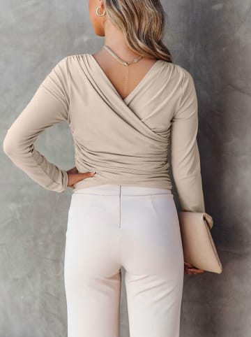 Milan Kiss Longsleeve in Beige