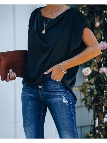 Milan Kiss Bluse in Schwarz