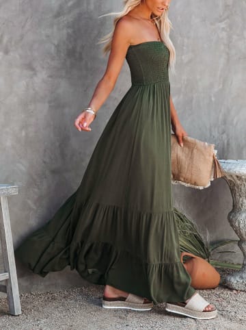 Milan Kiss Kleid in Khaki