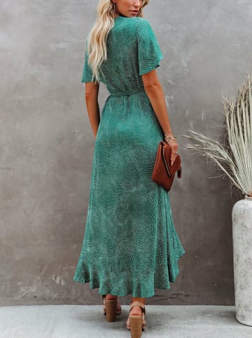 Milan Kiss Kleid in Grün/ Bunt