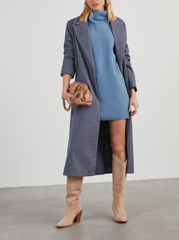 Milan Kiss Strickkleid in Hellblau