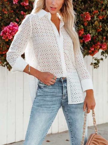 Milan Kiss Bluse in Weiß