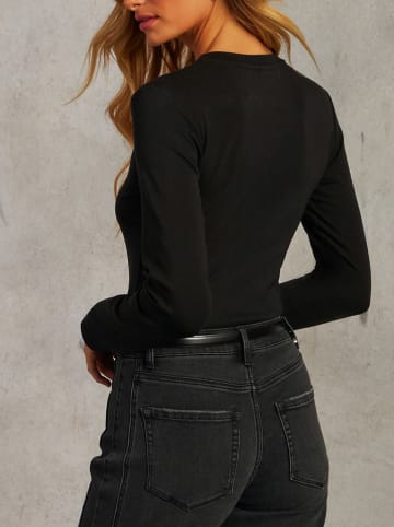 Milan Kiss Longsleeve in Schwarz