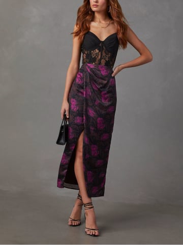 Milan Kiss Spódnica w kolorze czarno-fioletowym