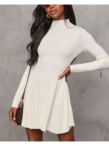 Milan Kiss Strickkleid in Creme