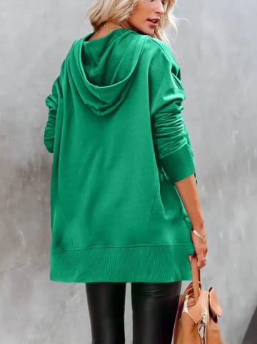 Milan Kiss Hoodie in Grün