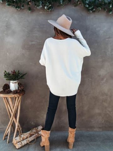 Milan Kiss Pullover in Creme