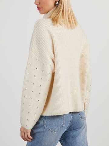 Milan Kiss Rollkragenpullover in Creme