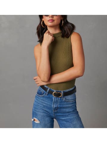 Milan Kiss Top w kolorze khaki