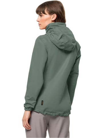 Jack Wolfskin Regenjacke "Stormy Point" in Khaki