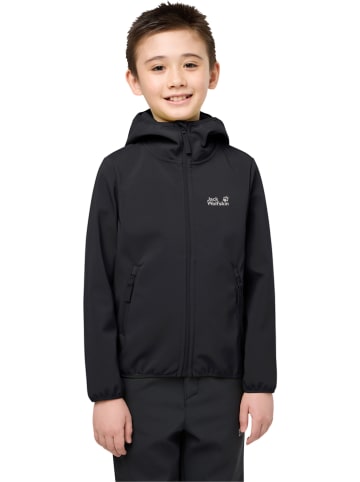 Jack Wolfskin Softshelljas "Fourwinds" zwart