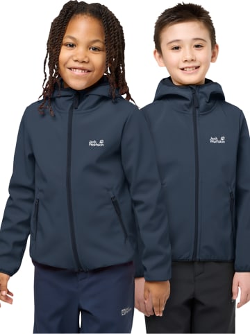 Jack Wolfskin Softshelljas "Fourwinds" donkerblauw