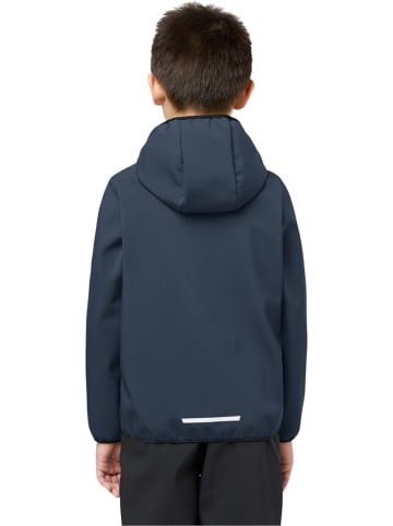 Jack Wolfskin Kurtka softshellowa "Fourwinds" w kolorze granatowym