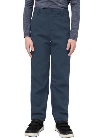 Jack Wolfskin Spodnie softshellowe "Fourwinds" w kolorze granatowym