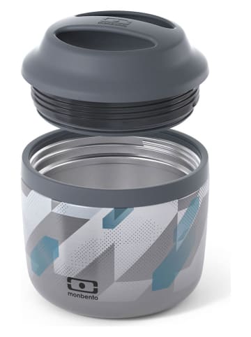 Monbento Isoleerlunchbox "Graphic" grijs - 550 ml