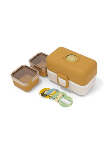 Monbento Pojemnik "Safari" w kolorze musztardowym na lunch