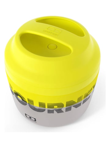 Monbento Isolier-Lunchbox "The Journey" in Silber/ Gelb - 550 ml