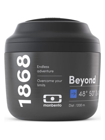 Monbento Pojemnik termiczny "Beyond" w kolorze niebiesko-szarym na lunch - 550 ml