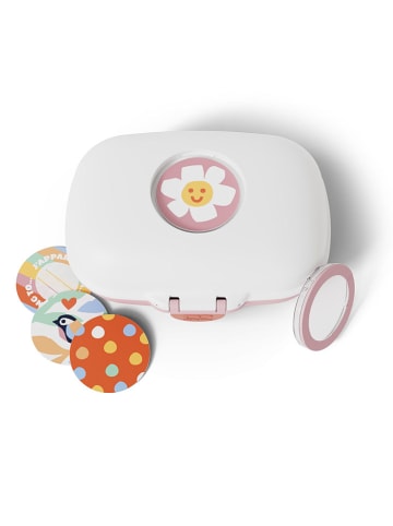 Monbento Snackbox "Gram" wit/lichtroze - 600 ml