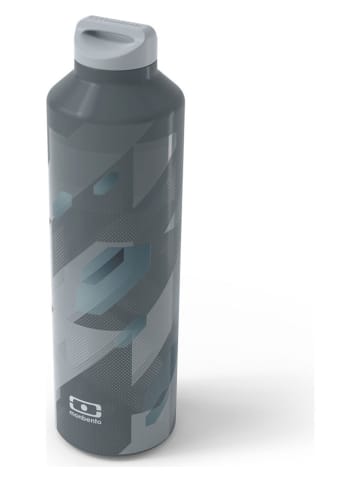Monbento Butelka termiczna "Graphic" w kolorze szarym - 500 ml