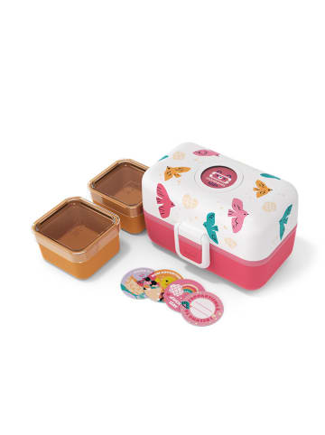 Monbento 7-delige lunchset roze/lichtroze/meerkleurig