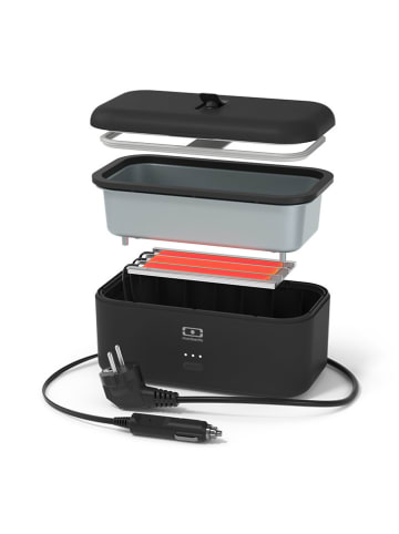 Monbento Elektrische lunchbox zwart - 700 ml
