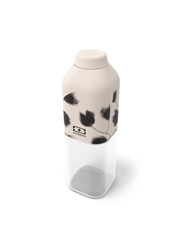 Monbento Drinkfles "Positive M" crème/zwart - 500 ml