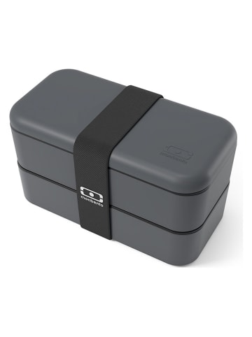 Monbento 14-delige lunchset grijs/antraciet