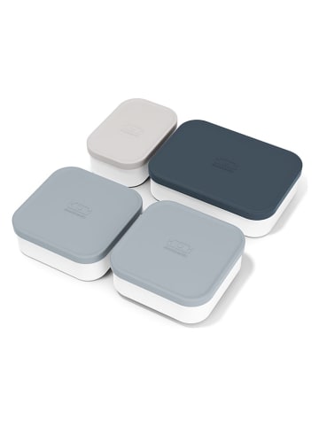 Monbento 14-delige lunchset grijs/antraciet