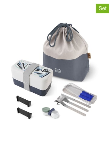 Monbento 10-delige lunchset blauw