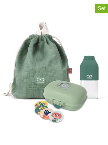 Monbento 3-delige snackset groen