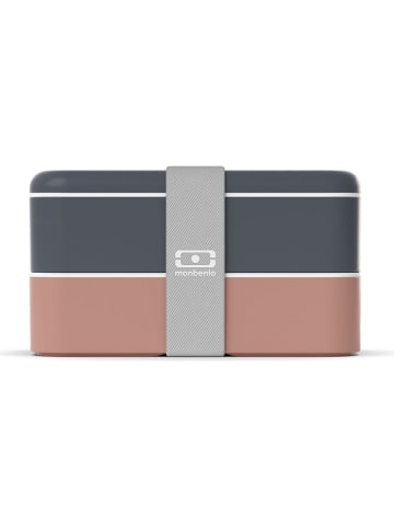 Monbento Lunchbox blauw/lichtroze - 1 l