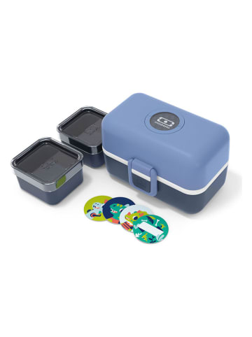 Monbento 7-delige lunchset blauw