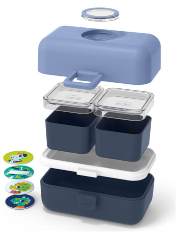 Monbento 7-częściowy zestaw w kolorze niebieskim