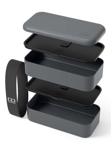 Monbento 7tlg. Lunch-Set in Anthrazit