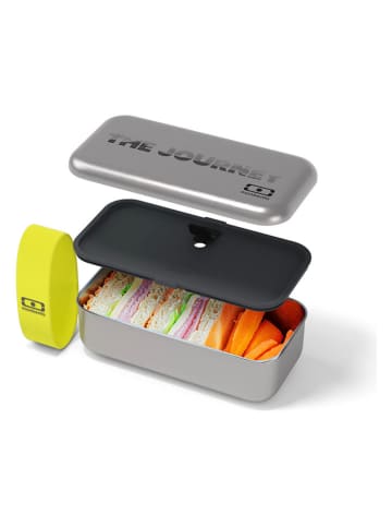 Monbento Lunchbox "The Journey" zilverkleurig/geel - 700 ml