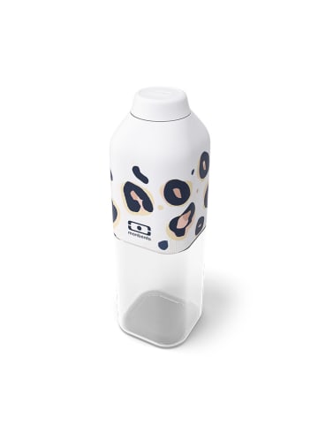 Monbento Trinkflasche "Positive M" in Weiß/ Schwarz/ Rosa - 500 ml